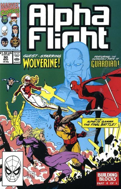 Alpha Flight, Vol. 1 Building Blocks, Part 4: Strength |  Issue#90A | Year:1990 | Series: Alpha Flight | Pub: Marvel Comics |