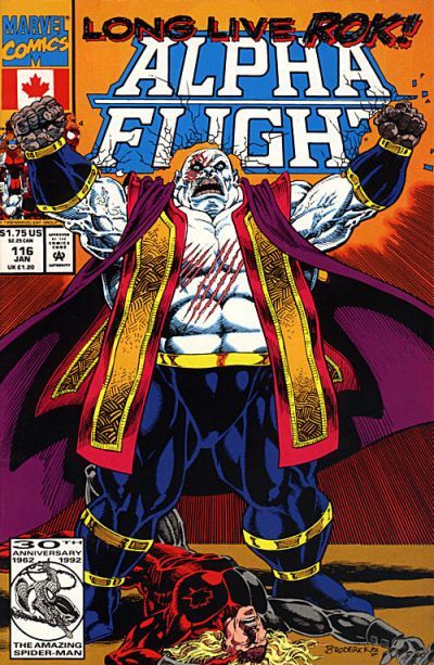 Alpha Flight, Vol. 1 Extreme Prejudice, Part 2 |  Issue#116A | Year:1993 | Series: Alpha Flight | Pub: Marvel Comics | Direct Edition