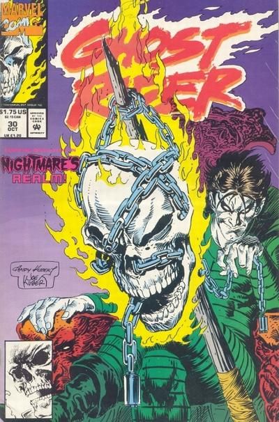 Ghost Rider, Vol. 2 Nightmares Of Truth |  Issue#30A | Year:1992 | Series: Ghost Rider | Pub: Marvel Comics |