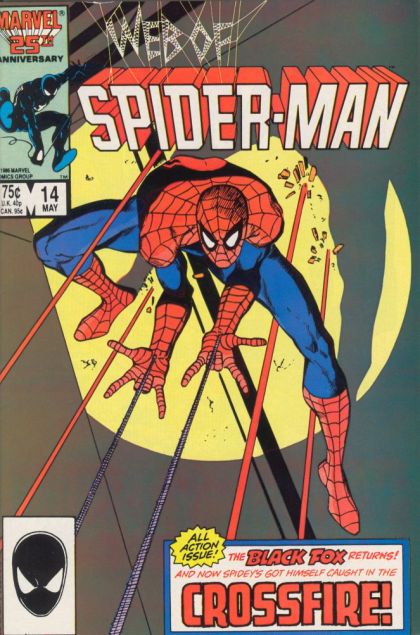 Web of Spider-Man, Vol. 1 All That Glitters... |  Issue#14A | Year:1986 | Series: Spider-Man | Pub: Marvel Comics | Direct Edition