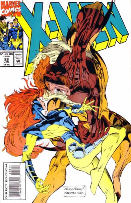 X-Men, Vol. 1 Devil In the House |  Issue#28A | Year:1993 | Series: X-Men | Pub: Marvel Comics | Direct Edition
