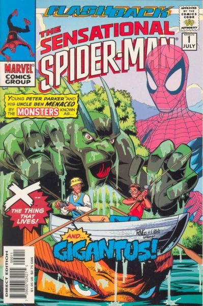 The Sensational Spider-Man, Vol. 1 Here There Be Monsters |  Issue#-1A | Year:1997 | Series: Spider-Man | Pub: Marvel Comics |