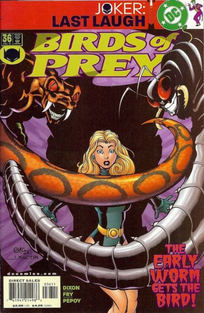 Birds of Prey, Vol. 1 Joker: Last Laugh - Canary Caged |  Issue#36 | Year:2001 | Series: Birds of Prey | Pub: DC Comics |