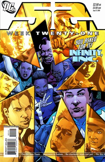 52 52 - Teambuilding Exercises |  Issue#21 | Year:2006 | Series:  | Pub: DC Comics | J.G. Jones Regular