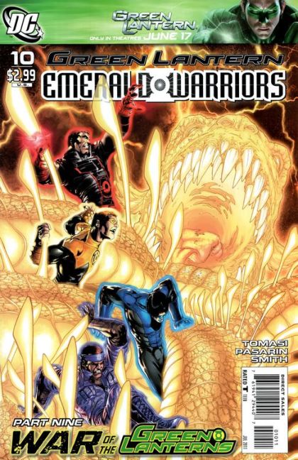 Green Lantern: Emerald Warriors War of the Green Lanterns - War of the Green Lanterns, Part Nine |  Issue#10A | Year:2011 | Series: Green Lantern | Pub: DC Comics | Direct Edition