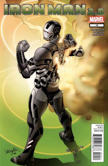 Iron Man 2.0 The Palmer Addley Infection, Part 3 |  Issue#10A | Year:2011 | Series: Iron Man | Pub: Marvel Comics | Salvador Larroca Regular