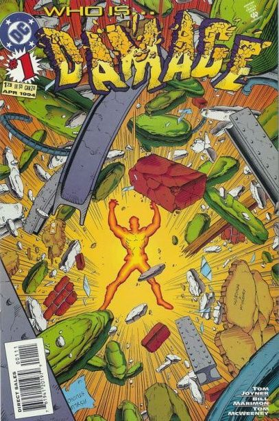 Damage, Vol. 1 Ashes |  Issue#1A | Year:1994 | Series: Damage | Pub: DC Comics | Direct Edition