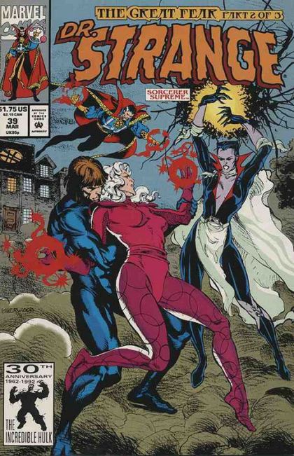 Doctor Strange: Sorcerer Supreme, Vol. 1 The Great Fear, Part 2: The Fear that Kills |  Issue#39A | Year:1992 | Series: Doctor Strange | Pub: Marvel Comics |
