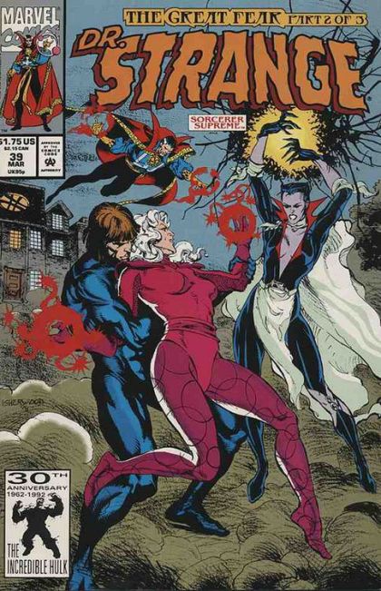 Doctor Strange: Sorcerer Supreme, Vol. 1 The Great Fear, Part 2: The Fear that Kills |  Issue#39A | Year:1992 | Series: Doctor Strange | Pub: Marvel Comics | Direct Edition
