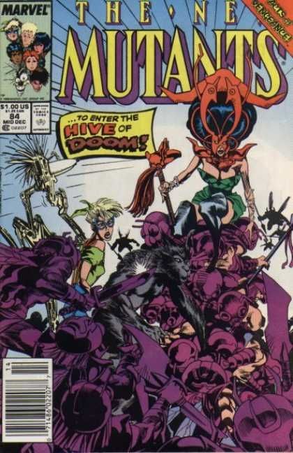 New Mutants, Vol. 1 Acts of Vengeance - The Sword's Edge |  Issue#84B | Year:1989 | Series: New Mutants | Pub: Marvel Comics |