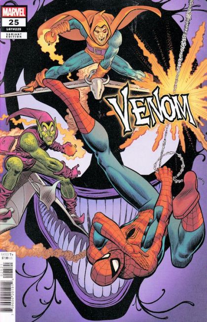 Venom, Vol. 5  |  Issue#25B | Year:2023 | Series: Venom | Pub: Marvel Comics | John Romita Jr. & John Romita Sr. Variant
