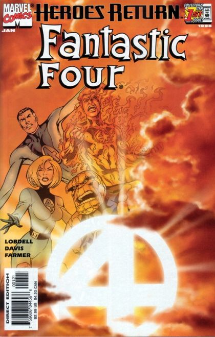 Fantastic Four, Vol. 3 Vive la Fantastique! |  Issue#1B | Year:1998 | Series: Fantastic Four | Pub: Marvel Comics | Variant Cover