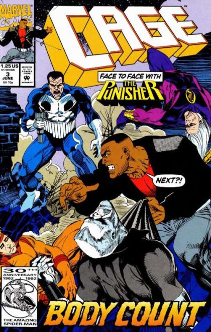 Cage, Vol. 1 Bad Debts |  Issue#3A | Year:1992 | Series: Power Man | Pub: Marvel Comics | Direct Edition