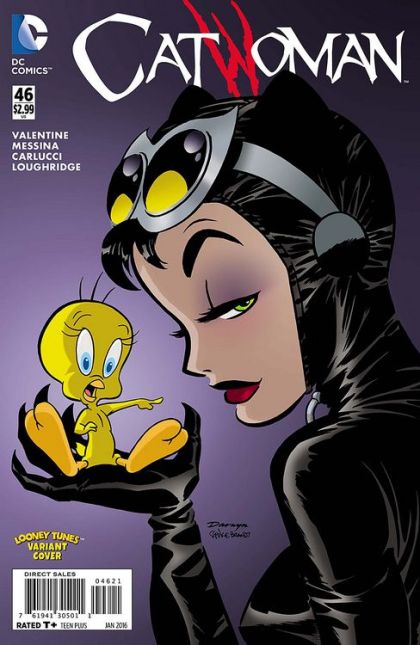 Catwoman, Vol. 4 Not Forgotten |  Issue#46B | Year:2015 | Series:  | Pub: DC Comics | Looney Tunes Variant Cover