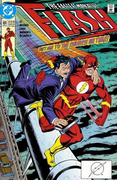 Flash, Vol. 2 The Old Wedding Dodge |  Issue#61A | Year:1992 | Series: Flash | Pub: DC Comics | Direct Edition