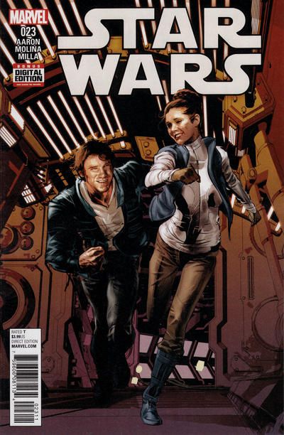 Star Wars, Vol. 2 (Marvel) The Last Flight of the Harbinger |  Issue#23A | Year:2016 | Series: Star Wars | Pub: Marvel Comics | Mike Deodato Jr. Regular