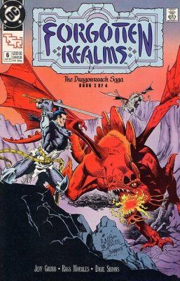 Forgotten Realms (DC Comics and TSR, Inc.) Dragonreach Saga, Part 2: Dragonspawn |  Issue#6A | Year:1990 | Series: Forgotten Realms | Pub: DC Comics and TSR, Inc. | Direct Edition