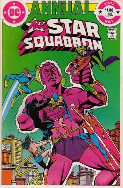 All-Star Squadron Annual The Three Faces Of Evil! |  Issue#1A | Year:1982 | Series:  | Pub: DC Comics | Direct Edition