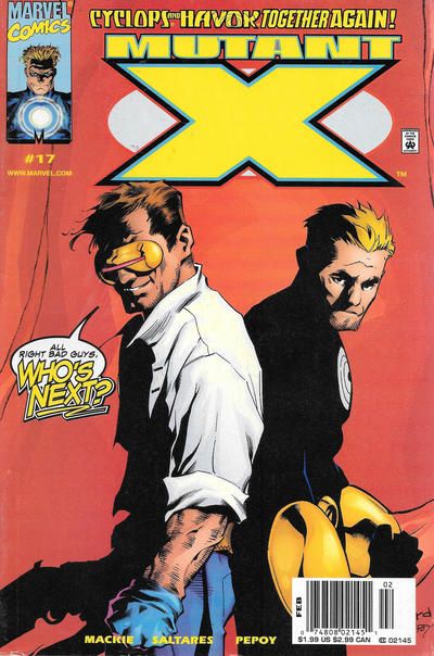 Mutant X The Wake Up Call |  Issue#17B | Year:2000 | Series: X-Men | Pub: Marvel Comics | Newsstand Edition
