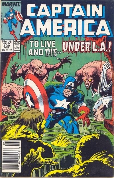 Captain America, Vol. 1 Movers and Monsters |  Issue#329B | Year:1987 | Series: Captain America | Pub: Marvel Comics |