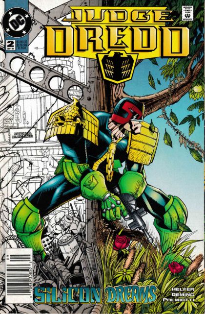 Judge Dredd, Vol. 3 Silicon Dreams |  Issue#2B | Year:1994 | Series: Judge Dredd | Pub: DC Comics | Newsstand Edition
