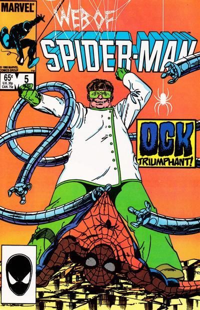 Web of Spider-Man, Vol. 1 The Enemy Within / Arms And The Man |  Issue#5A | Year:1985 | Series: Spider-Man | Pub: Marvel Comics |