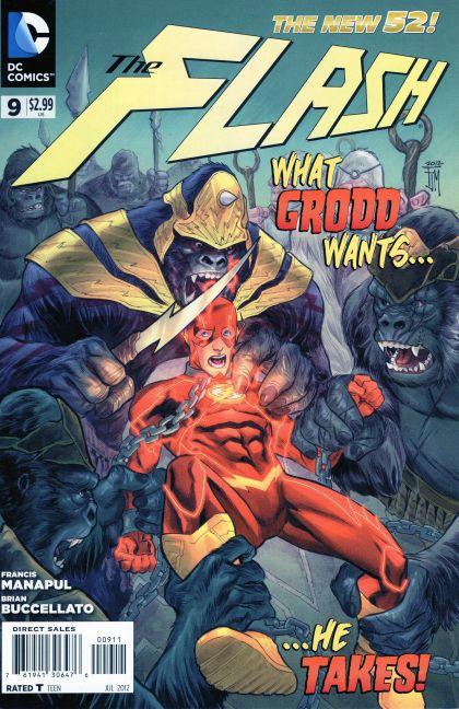 Flash, Vol. 4 Fear |  Issue#9A | Year:2012 | Series: Flash | Pub: DC Comics | Francis Manapul Regular Direct Cover
