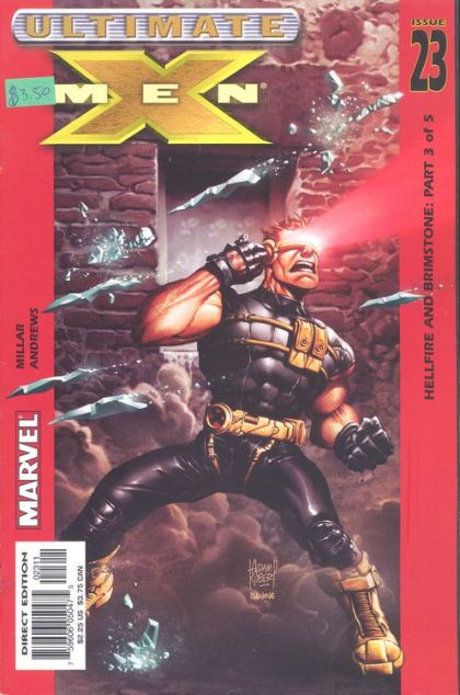 Ultimate X-Men, Vol. 1 Hellfire and Brimstone, Part 3 |  Issue#23A | Year:2002 | Series: X-Men | Pub: Marvel Comics | Direct Edition