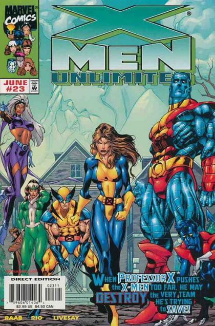 X-Men Unlimited, Vol. 1 Lessons |  Issue#23A | Year:1999 | Series: X-Men | Pub: Marvel Comics |