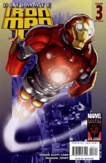 Ultimate Iron Man II  |  Issue#3 | Year:2008 | Series: Iron Man | Pub: Marvel Comics |