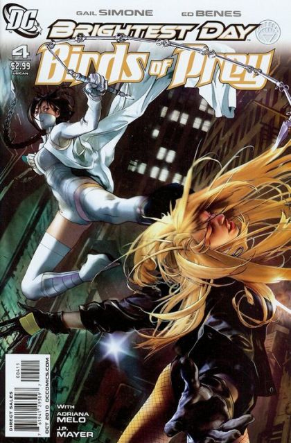 Birds of Prey, Vol. 2 Brightest Day - End Run, Part 4: Impact Fracture |  Issue#4A | Year:2010 | Series: Birds of Prey | Pub: DC Comics | Alina Urusov Regular Cover