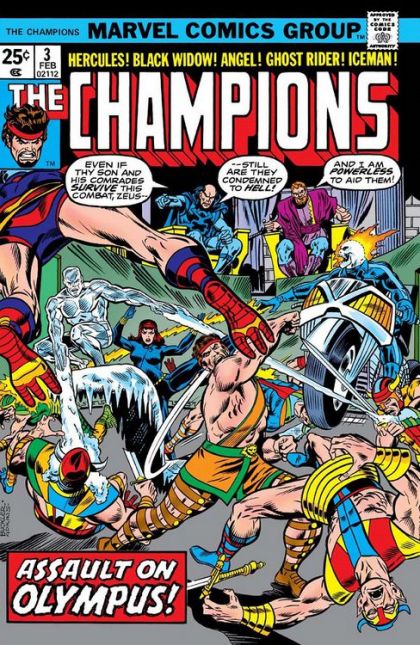 Champions, Vol. 1 (Marvel) Assault on Olympus! |  Issue#3A | Year:1975 | Series:  | Pub: Marvel Comics |