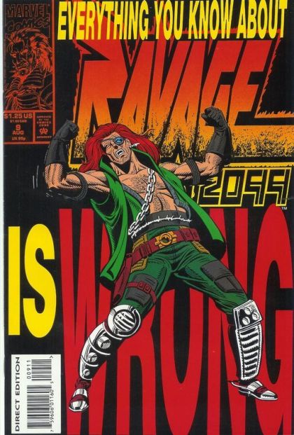 Ravage 2099 Bio-Crash! |  Issue#9A | Year:1993 | Series: Ravage | Pub: Marvel Comics | Direct Edition