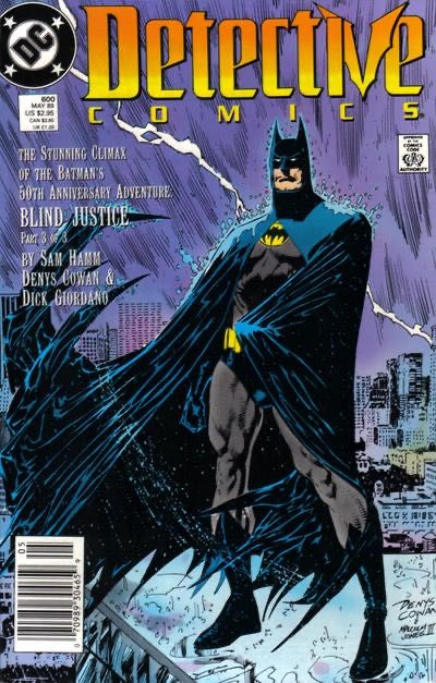 Detective Comics, Vol. 1 Blind Justice, Chapter Five: Hidden Agendas; Chapter Six: Covert Operations; Chapter Seven: Ulterior Motives |  Issue#600B | Year:1989 | Series: Detective Comics | Pub: DC Comics | Newsstand Edition