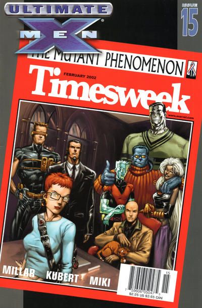 Ultimate X-Men, Vol. 1 It Doesn't Have To Be This Way |  Issue#15B | Year:2002 | Series: X-Men | Pub: Marvel Comics | Newsstand Edition