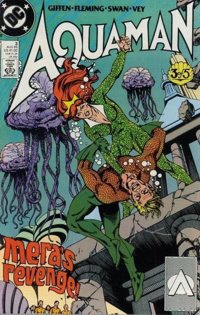 Aquaman, Vol. 3 Queen to King's Seven |  Issue#3A | Year:1989 | Series: Aquaman | Pub: DC Comics | Direct Edition