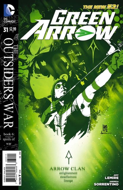 Green Arrow, Vol. 5 The Outsiders War, Book 6: Spoils of War |  Issue#31 | Year:2014 | Series: Green Arrow | Pub: DC Comics |