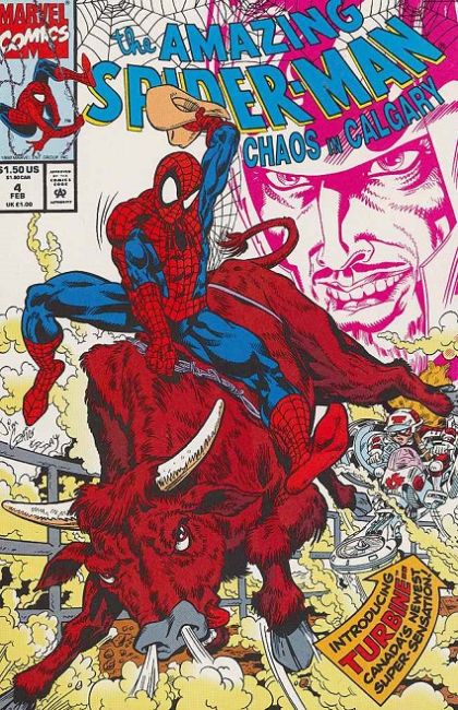 The Amazing Spider-Man: Chaos in Calgary Chaos In Calgary |  Issue#4A | Year:1993 | Series: Spider-Man | Pub: Marvel Comics | US Direct Edition