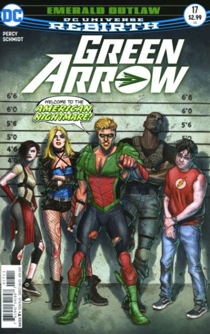 Green Arrow, Vol. 6 Emerald Outlaw, Part Six |  Issue#17A | Year:2017 | Series: Green Arrow | Pub: DC Comics | Regular Juan Ferreyra Cover