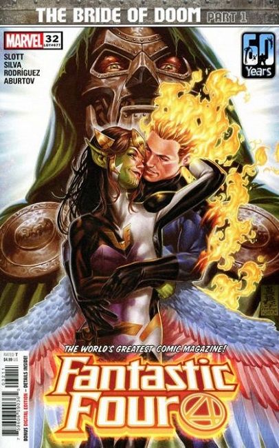 Fantastic Four, Vol. 6 Bride Of Doom, Rules of Engagement |  Issue#32A | Year:2021 | Series: Fantastic Four | Pub: Marvel Comics | Mark Brooks Regular Cover