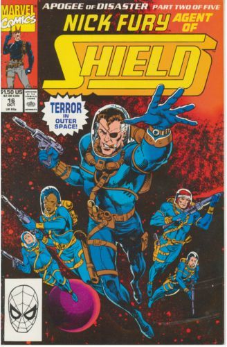 Nick Fury Agent of Shield, Vol. 4 Apogee of Disaster, Part 2: Uh, Houston We Got A Problem |  Issue#16 | Year:1990 | Series: Nick Fury - Agent of S.H.I.E.L.D. | Pub: Marvel Comics |