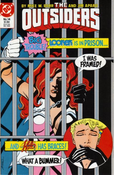 Outsiders, Vol. 1 The Looker Murder Case!; Starting Over... |  Issue#14 | Year:1986 | Series: Outsiders | Pub: DC Comics |