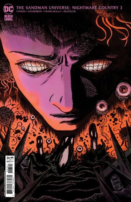 The Sandman Universe: Nightmare Country  |  Issue#3B | Year:2022 | Series:  | Pub: DC Comics | Francesco Francavilla Card Stock Variant