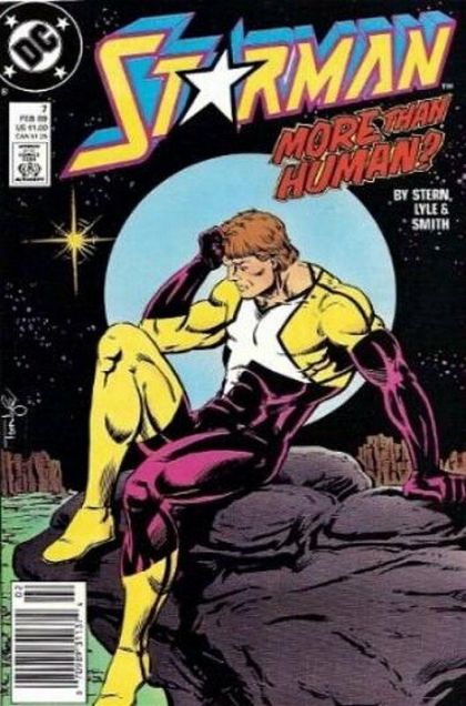 Starman, Vol. 1 More Than Human |  Issue#7B | Year:1989 | Series: Starman | Pub: DC Comics | Newsstand Edition