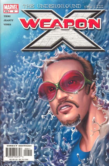 Weapon X, Vol. 2 The Underground, Part III |  Issue#9A | Year:2003 | Series: Weapon X | Pub: Marvel Comics | Direct Edition