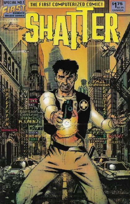 Shatter Special Headhunters |  Issue#1A | Year:1985 | Series:  | Pub: First Comics |