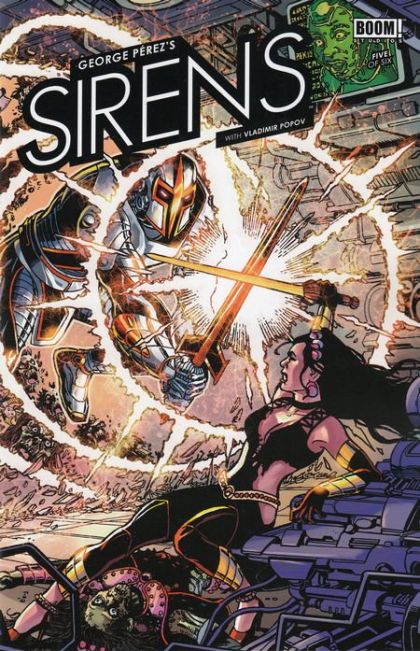 George Perez's Sirens In And Out Of Time |  Issue#5A | Year:2016 | Series:  | Pub: Boom! Studios | Main Wraparound Cover
