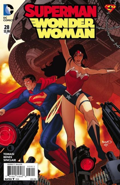 Superman / Wonder Woman The Final Days of Superman, Part 4: Last Kiss |  Issue#28A | Year:2016 | Series:  | Pub: DC Comics | Paul Renaud Regular
