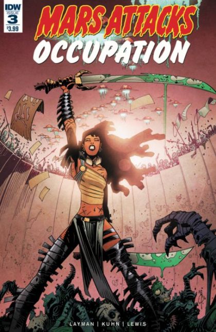 Mars Attacks: Occupation  |  Issue#3A | Year:2016 | Series: Mars Attacks | Pub: IDW Publishing | Regular John McCrea Cover