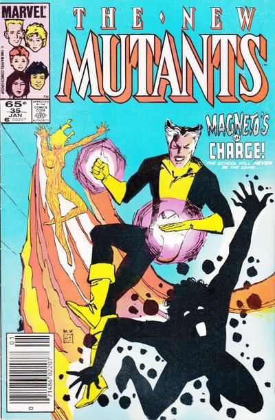 New Mutants, Vol. 1 The Times, They Are A'changin'! |  Issue#35B | Year:1985 | Series: New Mutants | Pub: Marvel Comics | Newsstand Edition